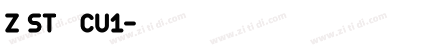 Z ST原版CU1字体转换